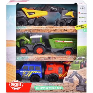 Dickie Micro City Team 5 Vehicle Set